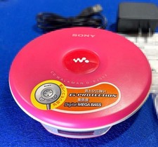 SONY D-EJ002 Walkman Portable CD Player Pink Good GP