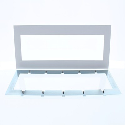 Leviton ACWP5-ALA Alabaster 5-Gang 5-Acenti Engineering Grade Polymer Wallplate