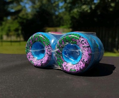 Santa Cruz Slime Balls Vomit Mini II Skateboard Wheels 53mm 97a (4 Pack) 