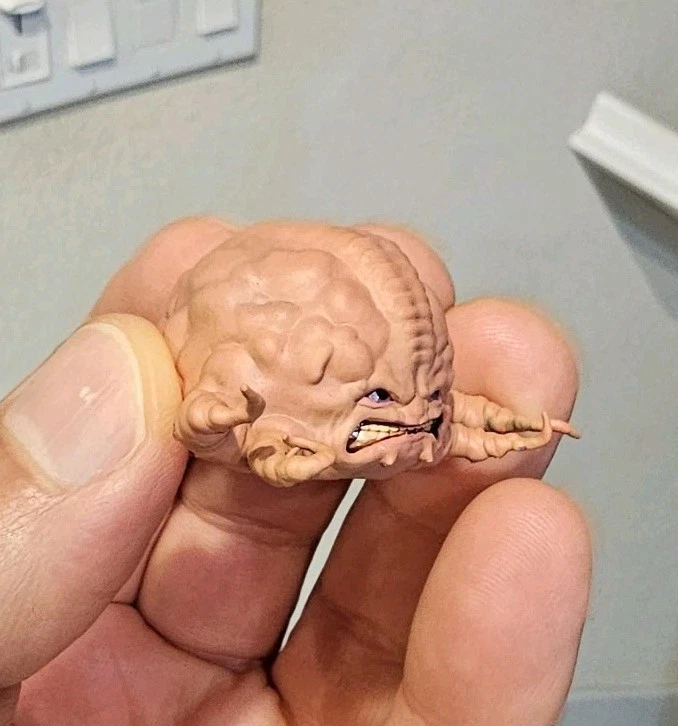 Tortugas Ninja Adolescentes Mutantes Krang TMNT Pintado Personalizado Escala 1/12 MEZCO NECA Foto 3 de 4