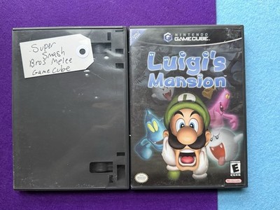 Super Smash Bros Melee & Luigi s Mansion Gamecube Lot of 2 Nintendo Fun Games