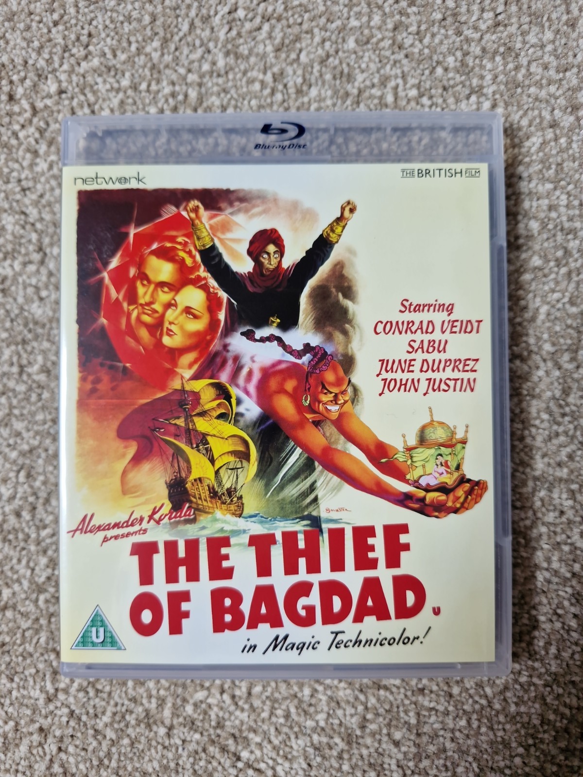 the thief of bagdad (network) blu ray