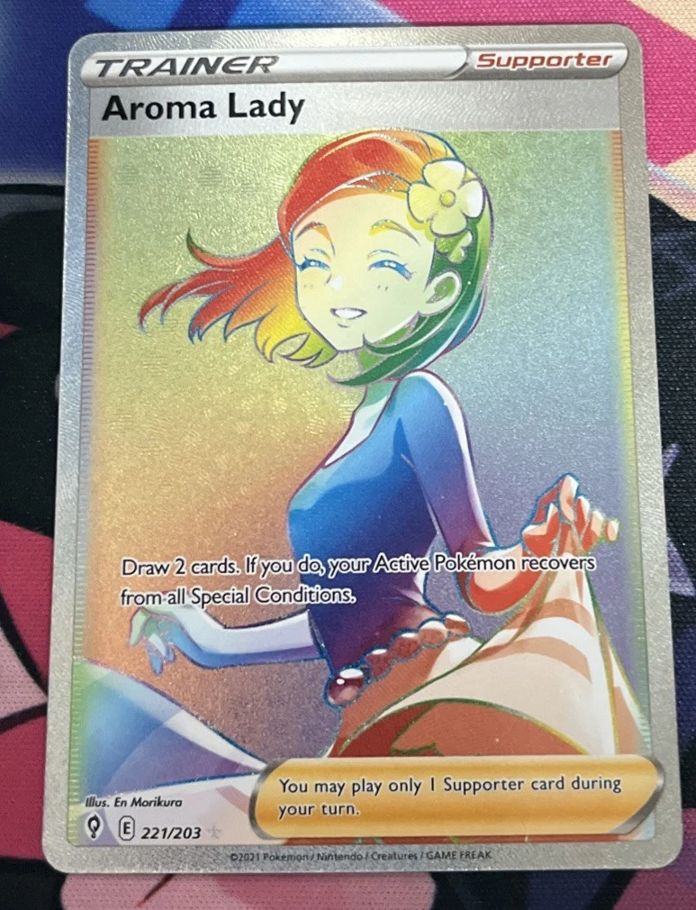 Aroma Lady 221/203 SWSH07: Evolving Skies for sale | eBay