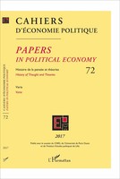 Cahiers D'éConomie Politique Histoire De La PenséE Et ThéOries Collectif Buch