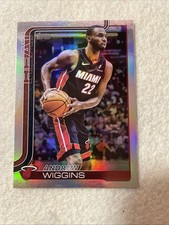 2025-26 Topps Flagship Andrew Wiggins RAINBOW FOIL # 77 Heat