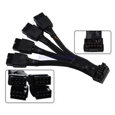 16AWG 4x8Pin PCI-E to 16Pin 12 4 PCIE5.0 12VHPWR Connector 90  UP Elbow Cable