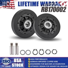RB170002 Black Dryer Drum Roller Kit Compatible with Speed Queen Dryer Part US