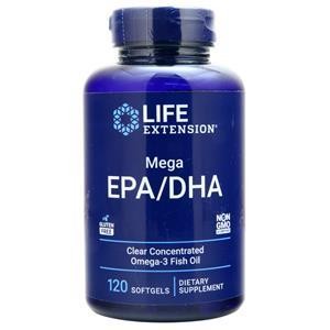 Life Extension Mega EPA/DHA  120 sgels