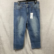 Curve Appeal 12/31 Blue MYA Denim Capri Tummy Tucking Technology Shaping System