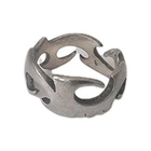 925 Sterling Silver Vintage Fire Band Ring Size 10