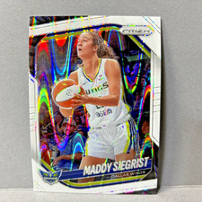 2025 Panini Prizm WNBA - Maddy Siegrist #50 White Seismic Prizm