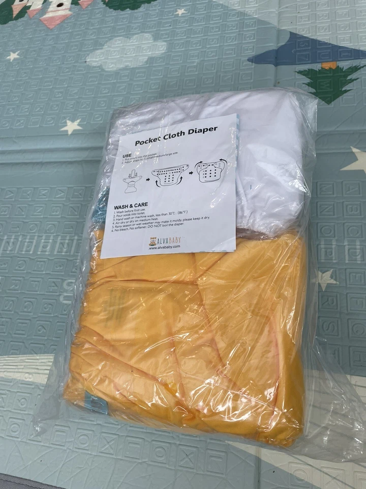 Alba Baby 6pcs Pack NEW Reusable Diapers  - Image 2 of 4