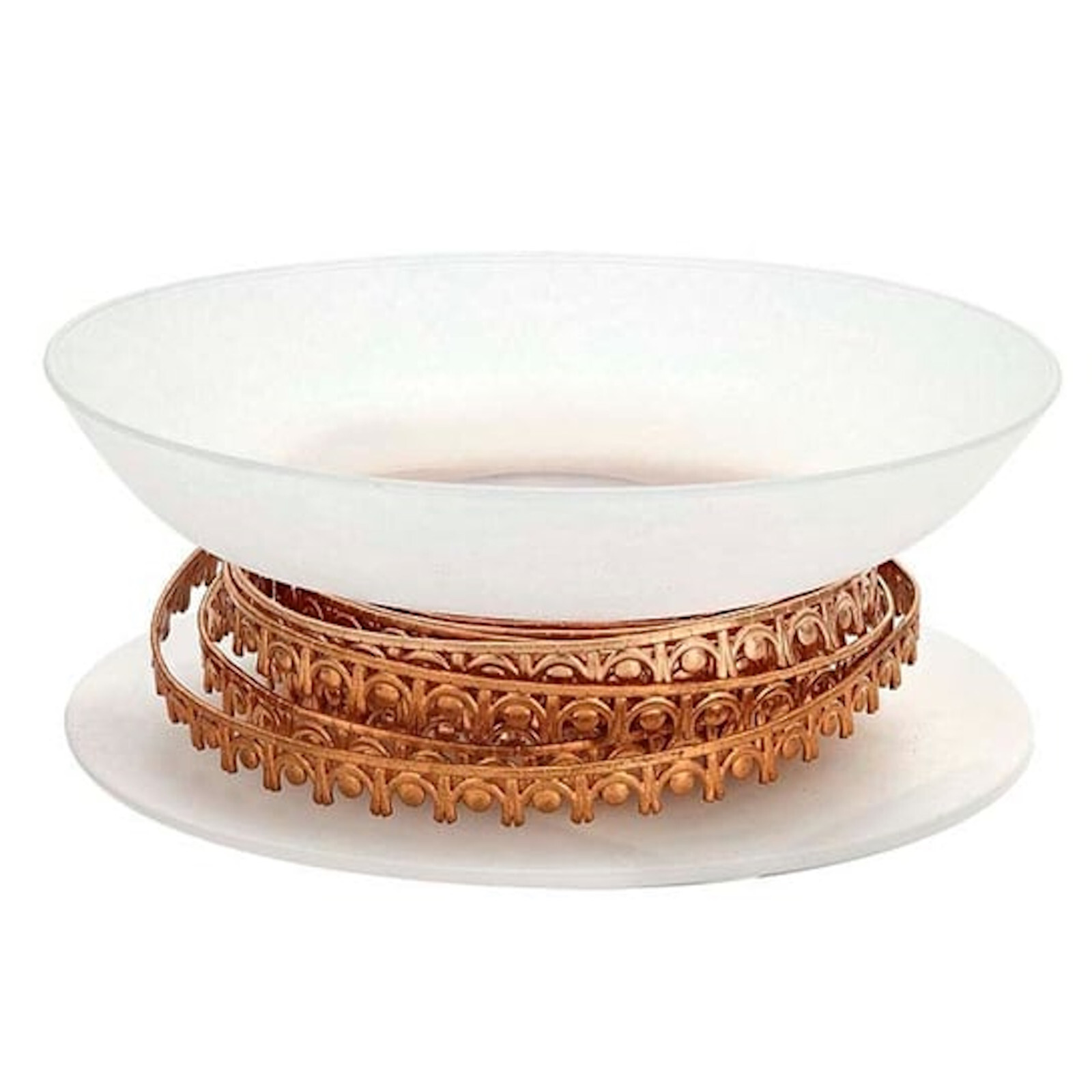 99% Copper Gallery Bezel Wire "Swag" Pattern x 12 Inch (5.44 x 0.66mm)