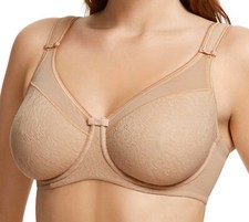 BERLEI B521 BEAUTY EVERYDAY MINIMISER, LACE, UNDERWIRED, FULL CUP SUPPORT BRA,