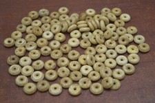 200 PCS COFFEE BROWN BUFFALO BONE ROUND BEADING BEADS 10MM 39