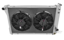 1982-1992 Pontiac Firebird All Aluminum 3 Row Kr Champion Radiator Fan Combo
