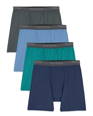 Fruit of the Loom Men's Micro-Stretch Boxer Briefs Pack