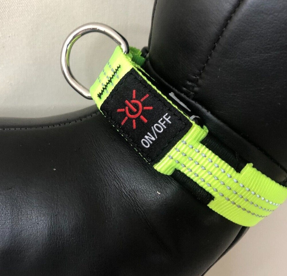 USB Rechargeable Dog Collar Blinking Flashing Light Up Glow Pets Safety