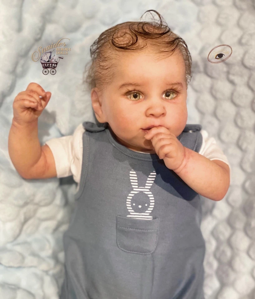 Andrea realistic boy reborn doll by Iveta Eckertova - Immagine 4 di 4