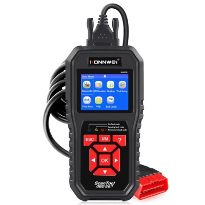 KONNWEI OBD2 Scanner Professional Car OBD II Scanner Auto Diagnostic Fault Co...