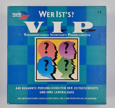 WER IST´S? VIP Vierhundertvierzig Interessante Persönlichkeiten Gesellschaftsspi
