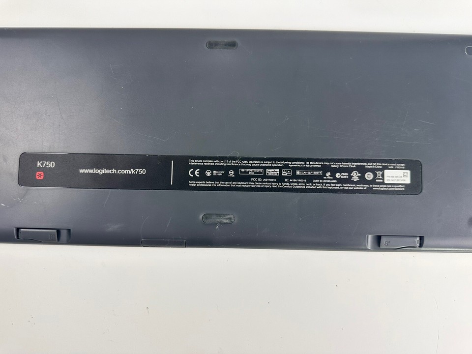 Logitech K750 Wireless Solar Keyboard w/ Dongle Not Included eBay