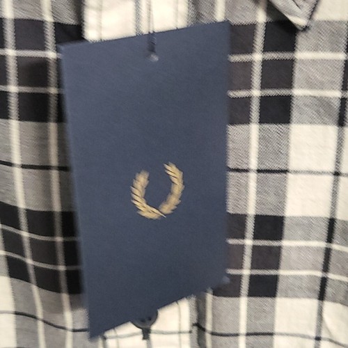 Fred Perry Shirt XL Large Mens Porridge Marl Casual Long Sleeve M8506 - Picture 5 of 10