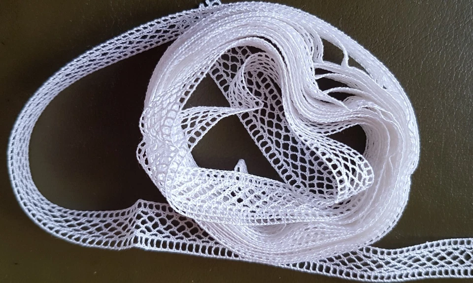 400 cm de galon en fil de coton ,largeur 1,5 cm - Photo 2/3