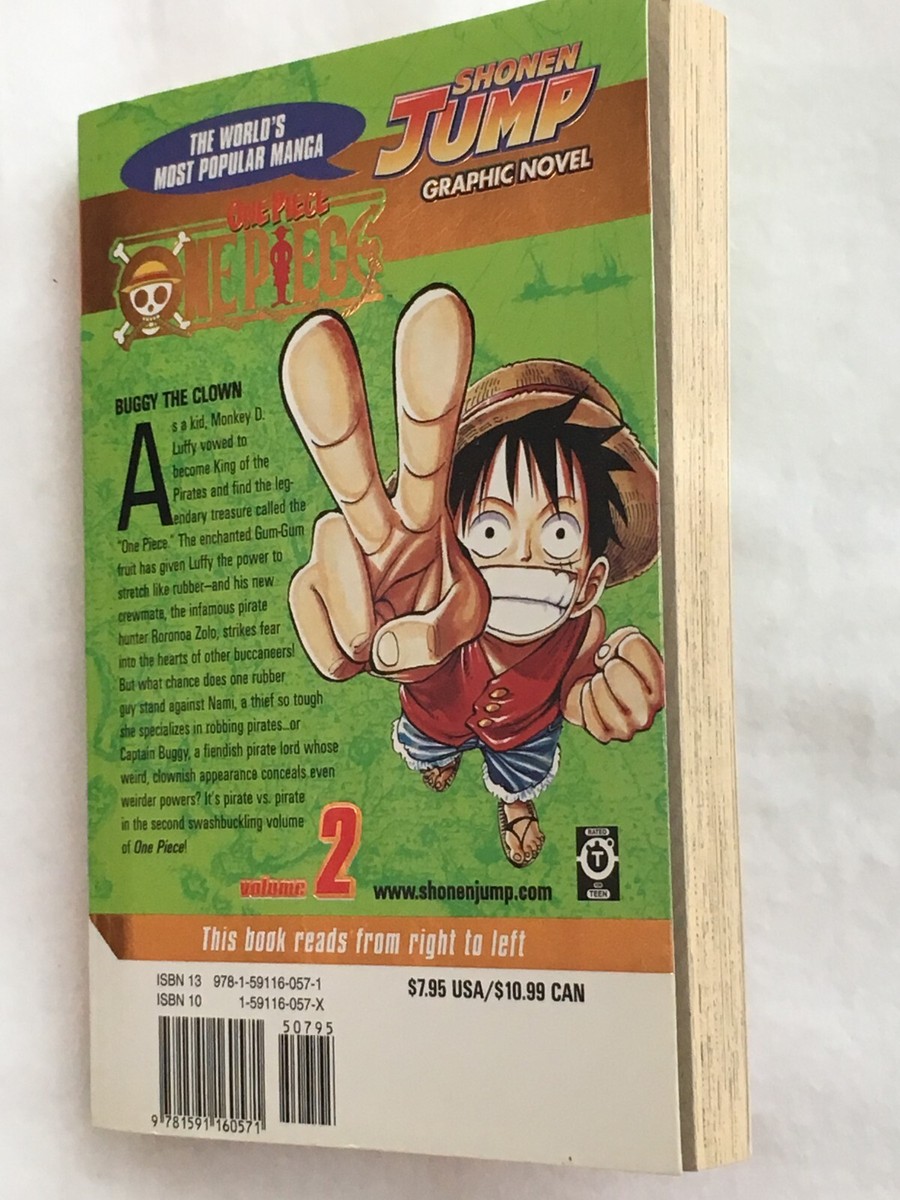 One Piece Vol. 2 Gold Foil Cover Edition Manga English Comic
