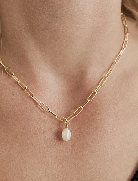 Pearl Gold Necklace Freshwater Pendant Country Road Jewellery Gift