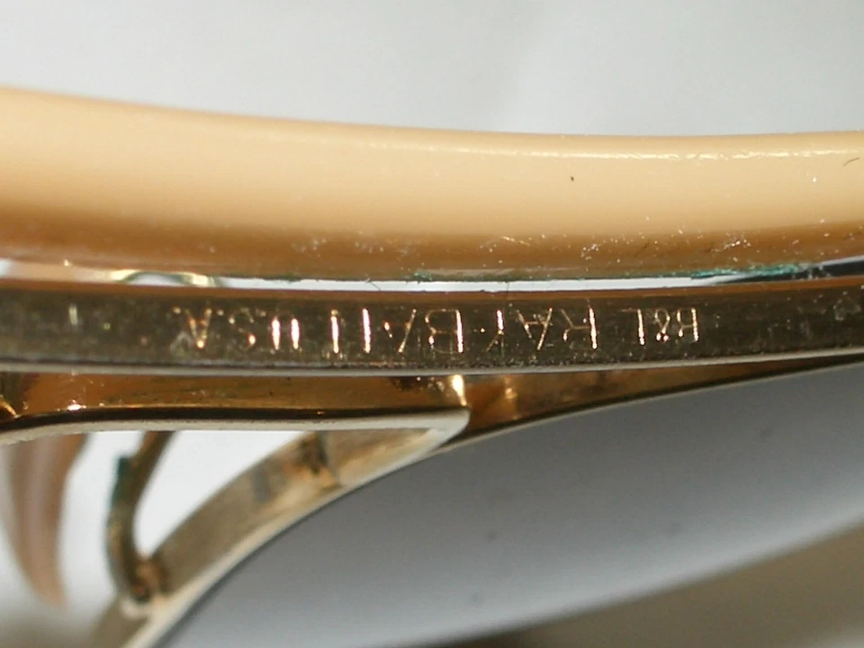 GAFAS DE SOL AVIADOR 58 MM VINTAGE B&L RAY BAN B15 ENVOLVENTES PARA CONDUCIR AL AIRE LIBRE Foto 4 de 4