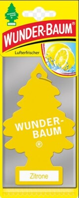 24 x original WUNDERBAUM   LEMON air freshener fragrance tree air freshener