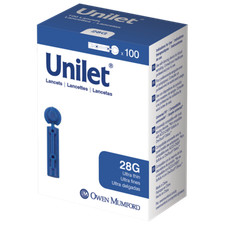 Owen Mumford Unilet Ultra Thin Lancets 28G - 100 Ct