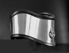 stainless steel Rubber Trim Posture neck collar Neckcollar Men Women