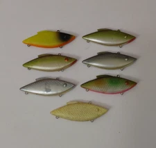 (7) Bill Lewis Rat-L-Trap 1/2 oz Lipless Crankbait Fishing Lure Lot of 7