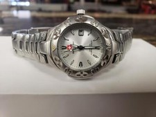 SWISS ARMY ST 1215  STAINLESS STEEL LADY'S WATCH SILVER FACE / 6'' S (YTP018127)