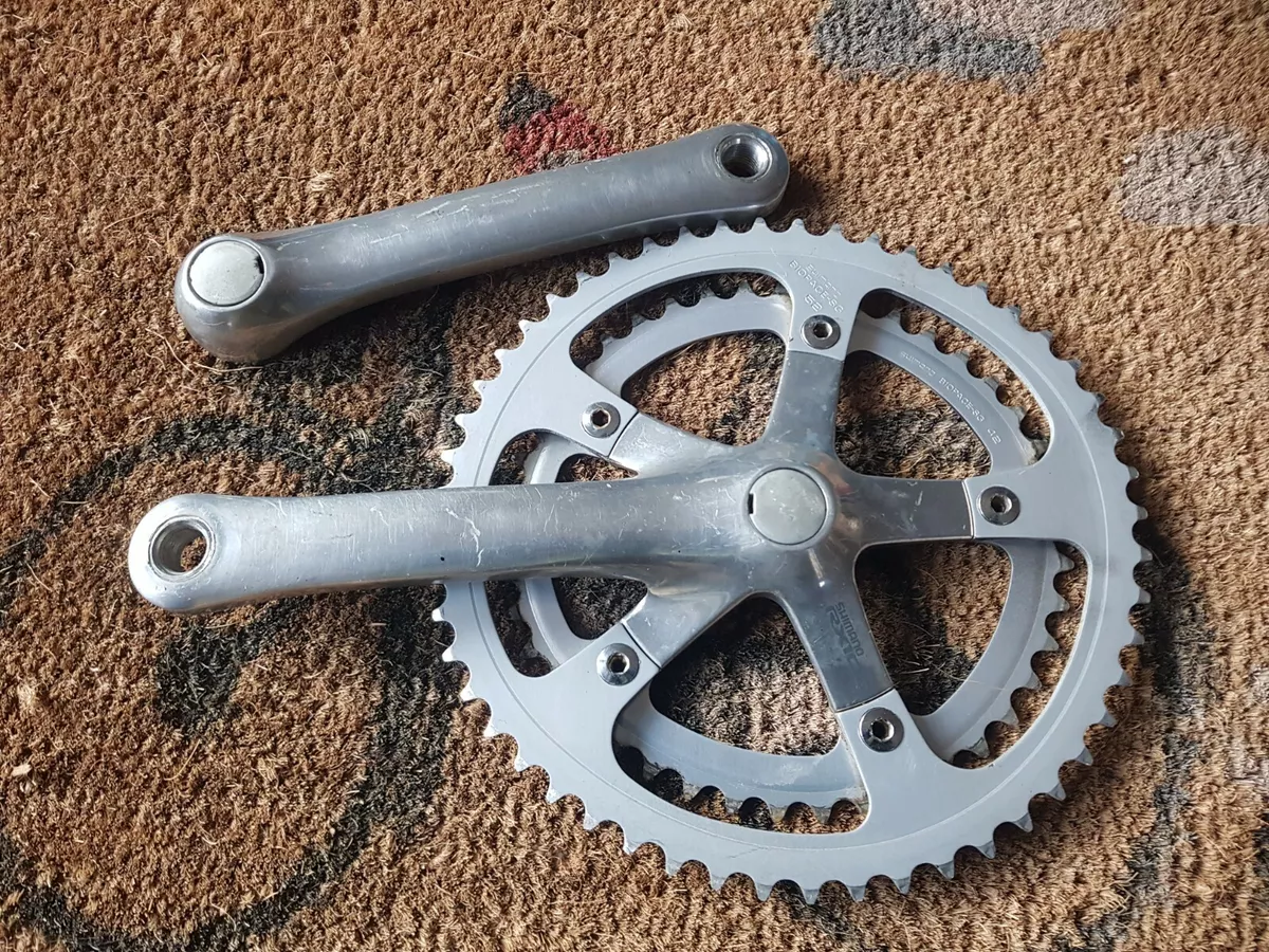 Vintage Shimano Crankset RX100 FC A550 Biopace 52 42 T 170mm K61