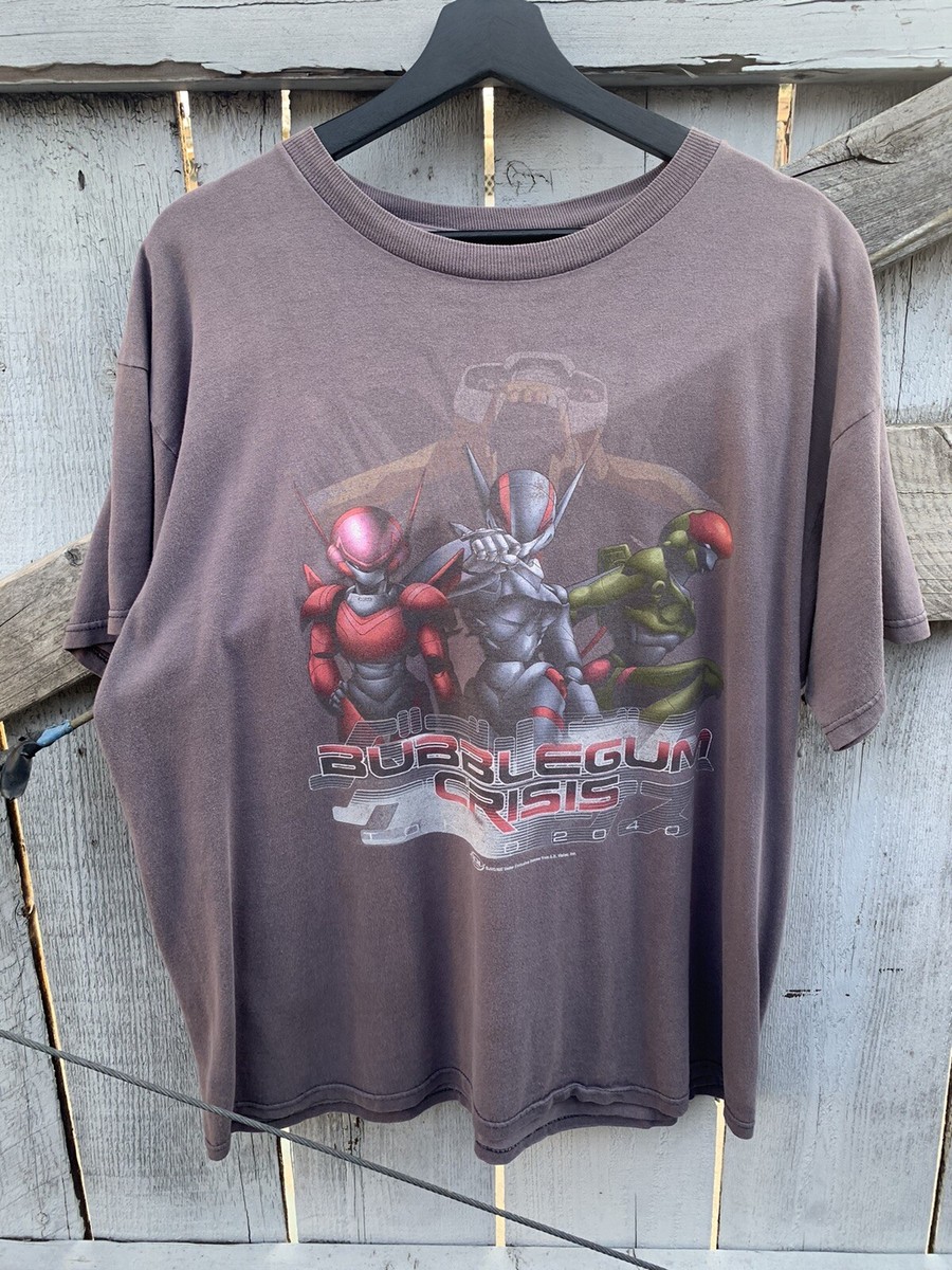 1990s Vintage Bubblegum Crisis Anime Manga Shirt Size XL 1990s Vintage Bubblegum Crisis Anime Manga Shirt Size XL