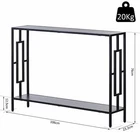 Slim Hallway Console Table Hall Entryway Living Room Furniture Narrow Industrial