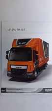 DAF: LF 210 FA 12 T (foglio depliant); 09/2016
