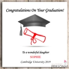 Congratulations on Your Graduation Son Daughter Niece Nephew Personalised Card