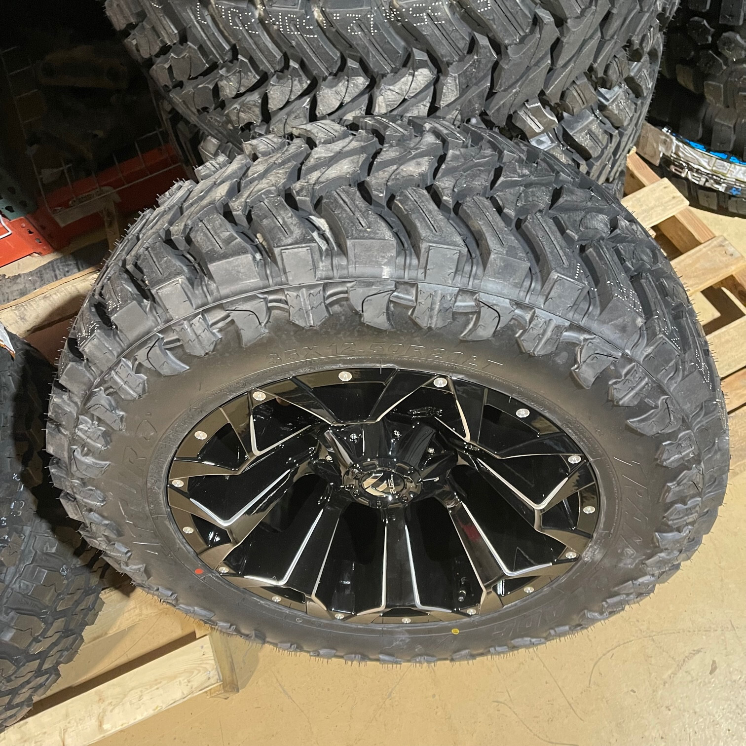 4) 20x10 Fuel D576 Assault Black Wheels 35" MT Tires 6x135 Ford F150 Expedition eBay