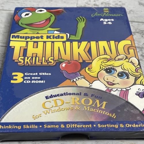 NEW Jim Henson’s Muppet Kids 3 Titles Thinking Skills Brighter Child PC Windows - Picture 12 of 13