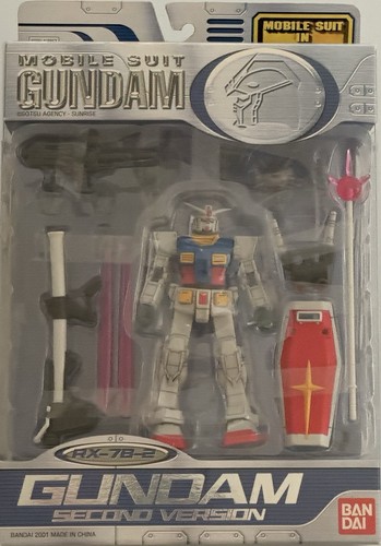 Bandai Gundam Mobile Suit Action Figure RX78 Gundam MSIA RX-78 2 Renewed Package - 第 1/2 張圖片