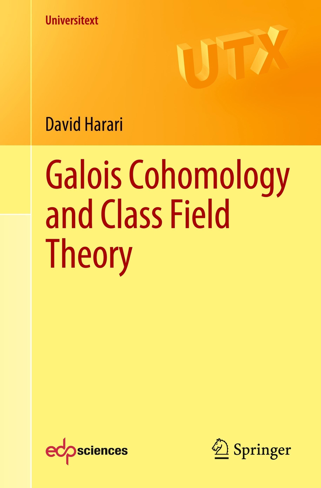 Thumbnail - Galois Cohomology And Class Field Theory | David Harari | Englisch |