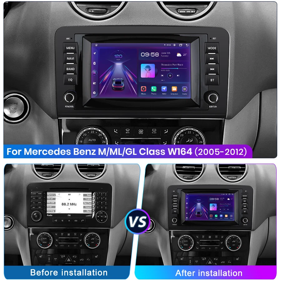 32G Android 12.0 Für Mercedes Benz ML/GL Klasse W164 X164 Autoradio GPS carplay - Bild 2 von 4