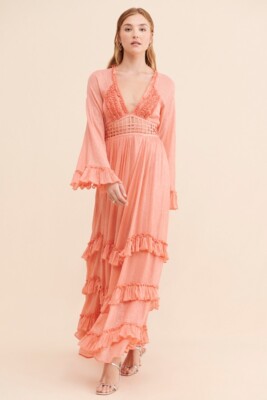 Free People Seraphina Maxi Dress Size S | eBay