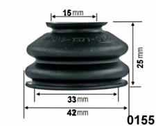 2x Staubmanschette Traggelenk Kugelgelenk sch...