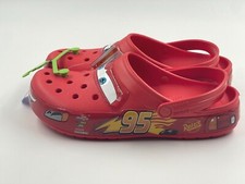 Crocs Men's US Men s Classic Lightning McQueen Clogs Red 205759-610