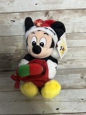 Mickey Mouse Bean Bag Plush Limited Edition Holiday Vintage 1999 8" Tall